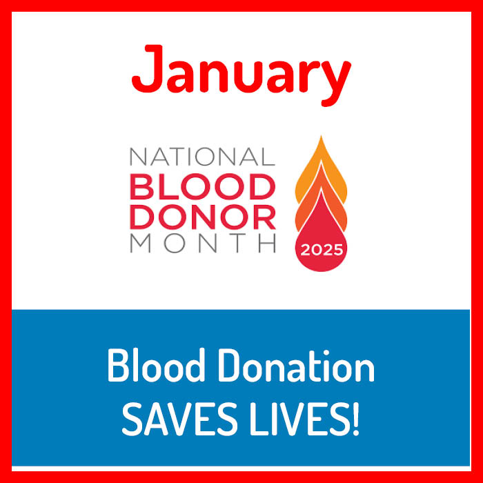 Blood Donor Month January 20252