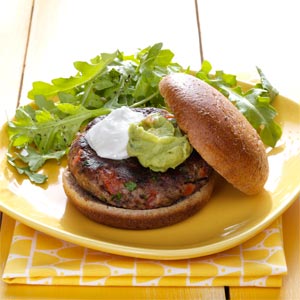 salsa black bean burgers