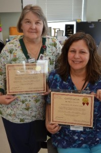 l. to r. - Ellen Wapner and Susan Gautot